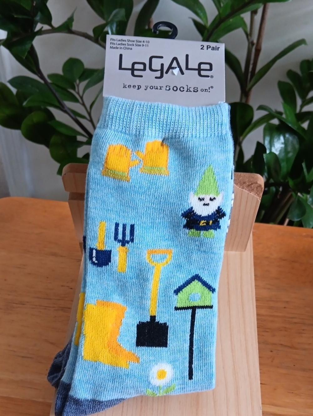 Legale Gnome Garden Crew Socks 2 Pair